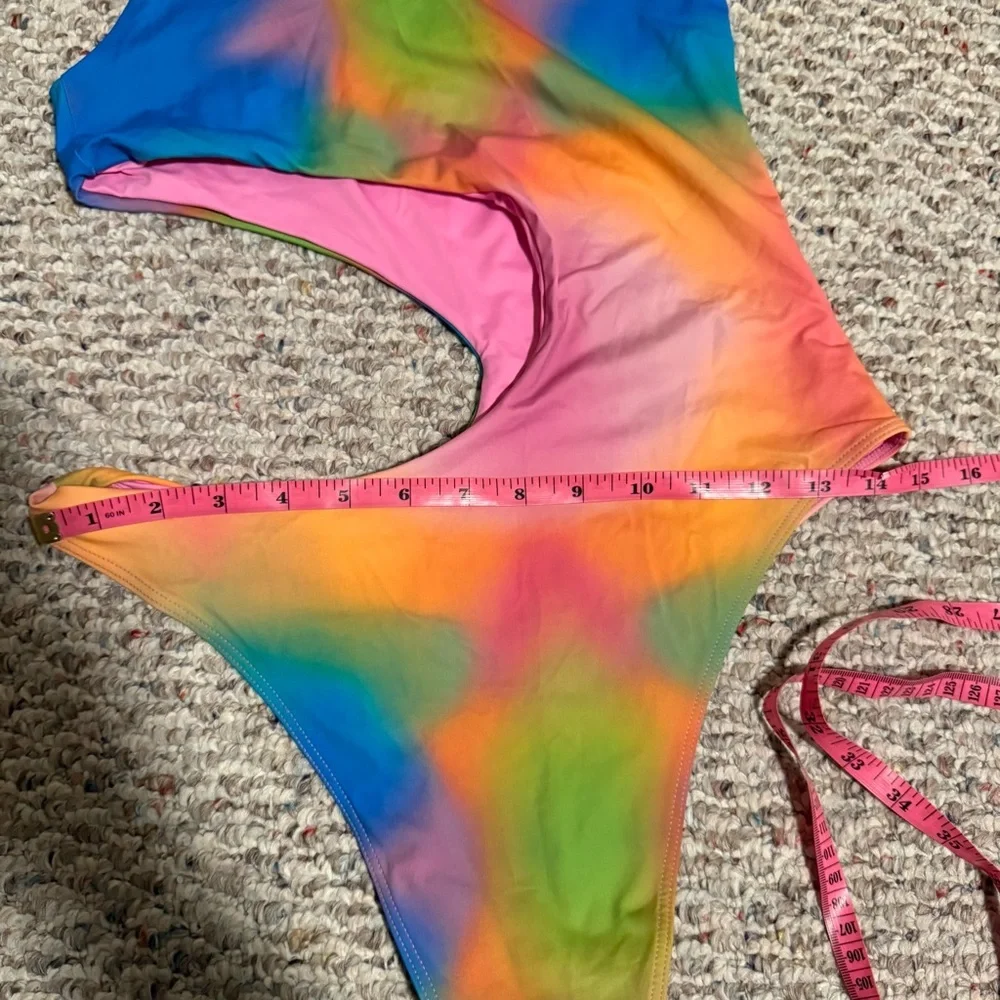 FRANKIES BIKINIS Makie One Piece Swim, Serotonin- Size XL